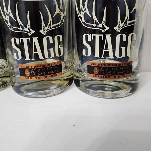 Stagg jr. Empty bottles various years - Picture 2 of 3